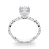 Marquise & Round Engagement Ring - TN85298